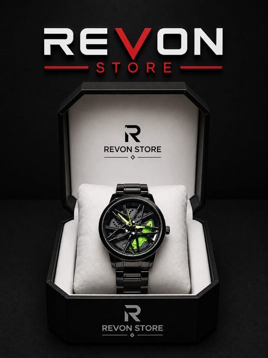 Men's Luxury Rotating Car Rim Watch
